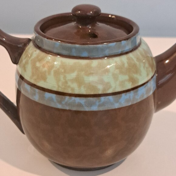 Vintage Sadler Staffordshire, England Brown Betty Glazed Single Serve Teapot - Picture 13 of 15